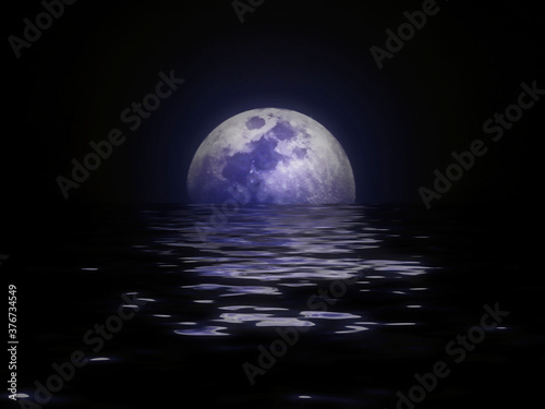 Moon over Water © Rick