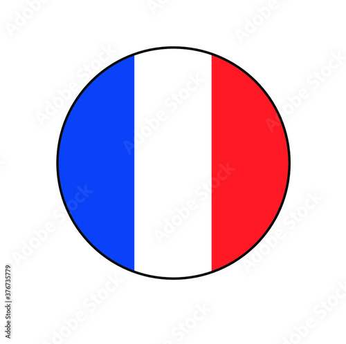 Free Download France Flag Button set - rounded for European push button concepts.	 - GFXLoad