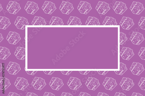 Wallpaper Mural gift boxes on purple background. this photo illustrates the festive atmosphere. there are a lot of wrapped presents in the image Torontodigital.ca