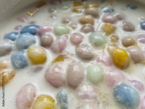 close up of colorful jelly beans
