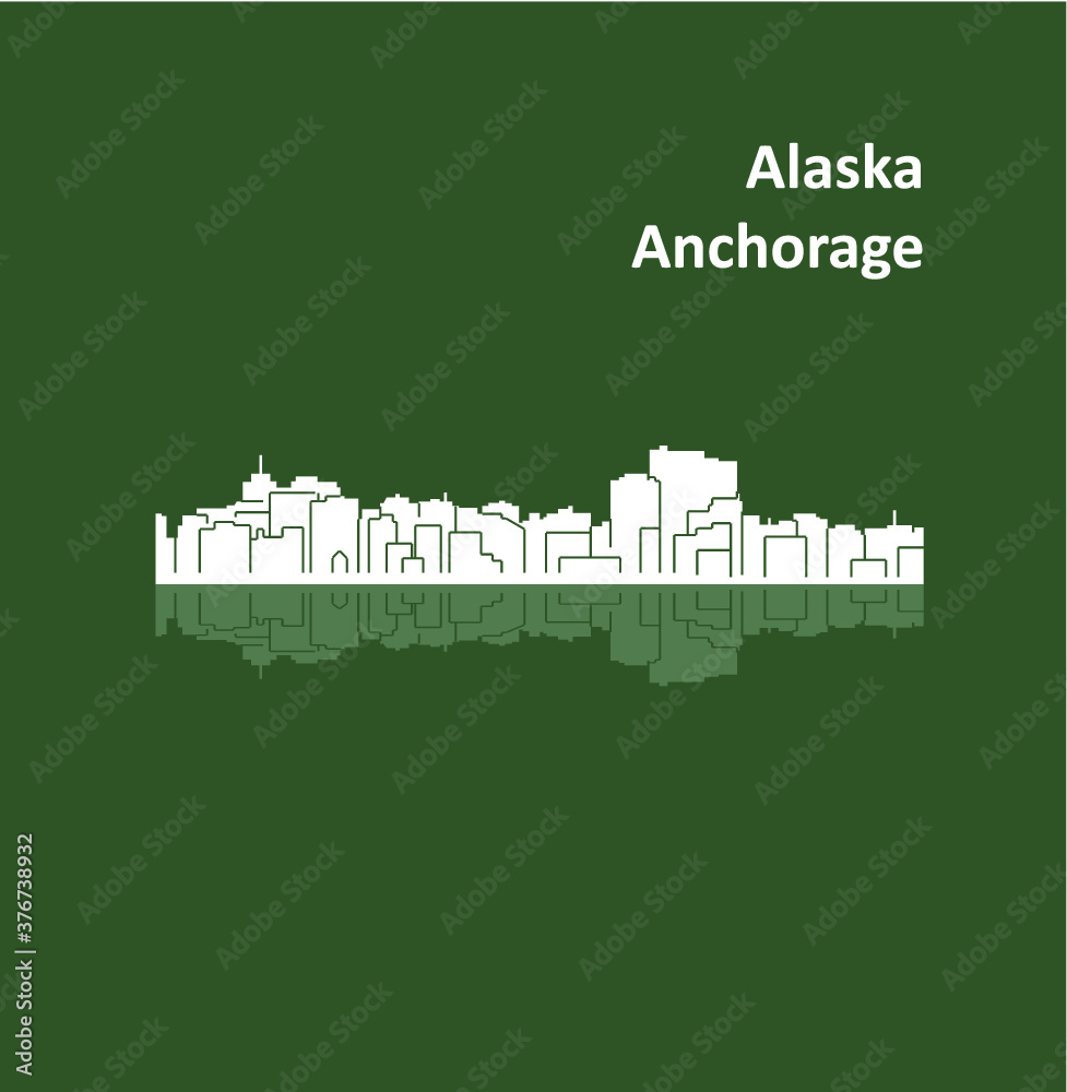 Fototapeta premium Anchorage, Alaska