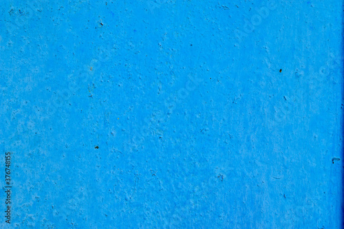 Background of painted blue paint the metal surface © Lushchikov Valeriy