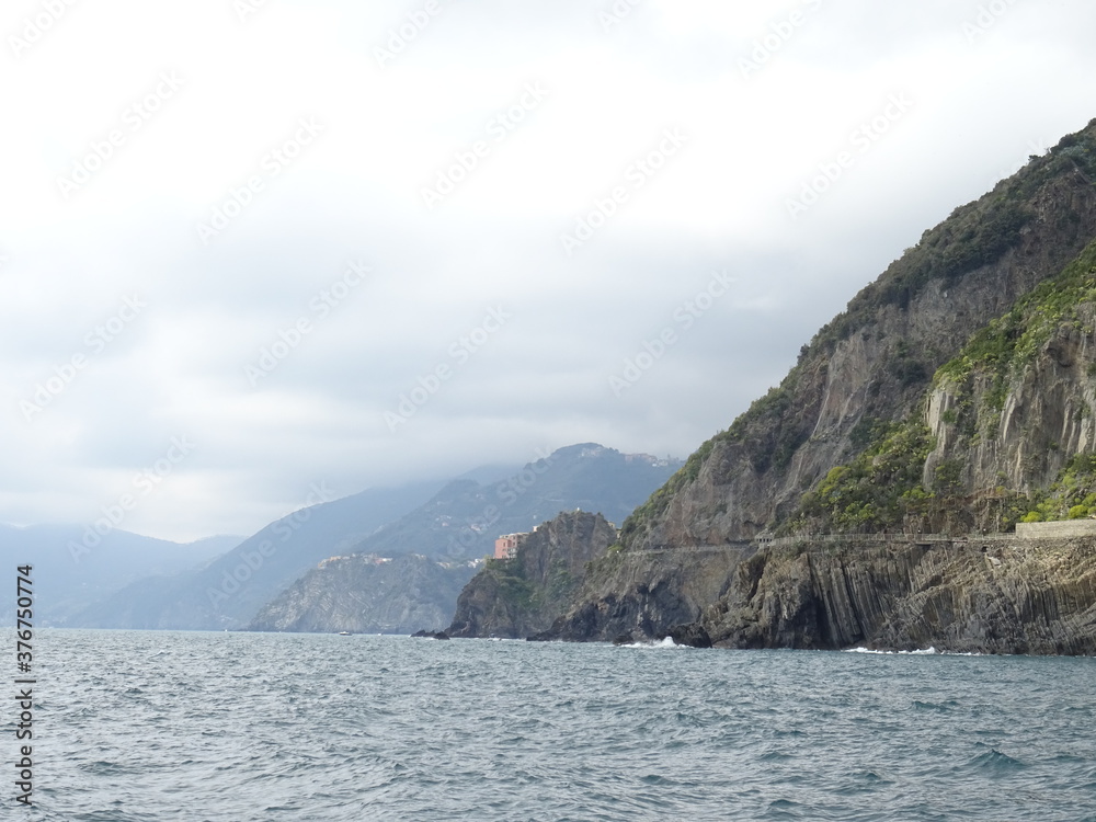 Die fünf Ortschaften in Cinque Terre: Monterosso al Mare, Vernazza, Corniglia, Manarola und Riomaggiore