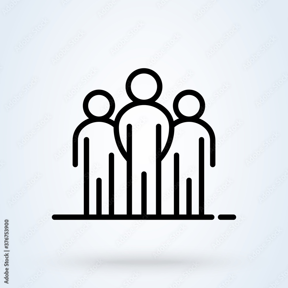 Cooperation or Team work icon or logo line art style. Outline Administration, Manager or Startup Strategy and Success concept. startup and investor like funding vector illustration. Cooperation or Team work icon or logo line art style. Outline Administration, Manager or Startup Strategy and Success concept. startup and investor like funding vector illustration.