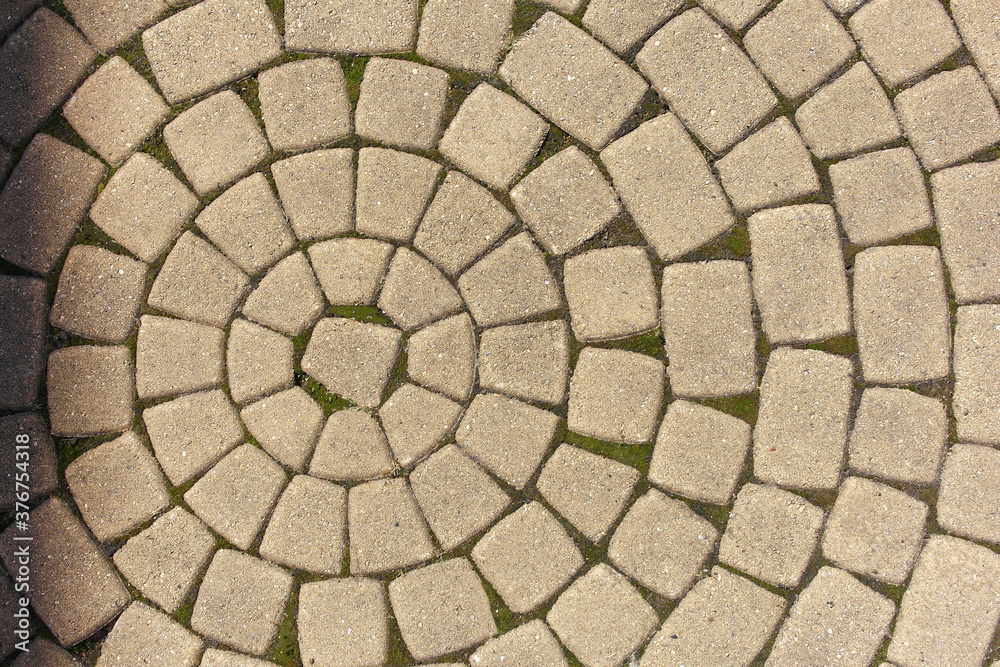 road surface texture background, yellow-brown paving stones. road surface texture background, yellow-brown paving stones.