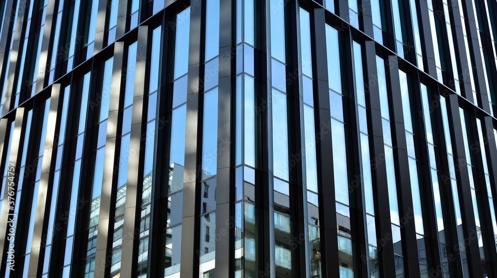 custom made wallpaper toronto digitalBottom view of glass silhouette of skyscraper. Business building. Skyscraper with glass facade. Modern building in business district. Concepts of economics, financial, future.   