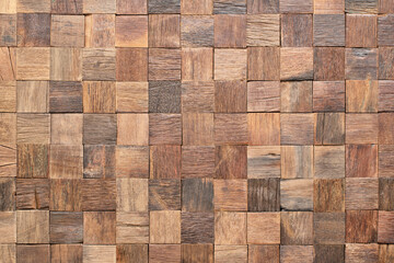 rustic wood texture wall panels, plank mosaic as background