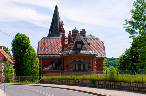 Old building in Gluszyca, Poland photo