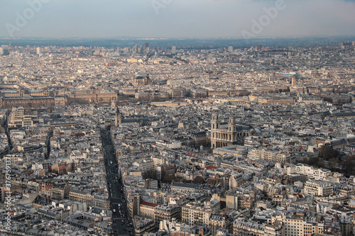 view from eiffel tower