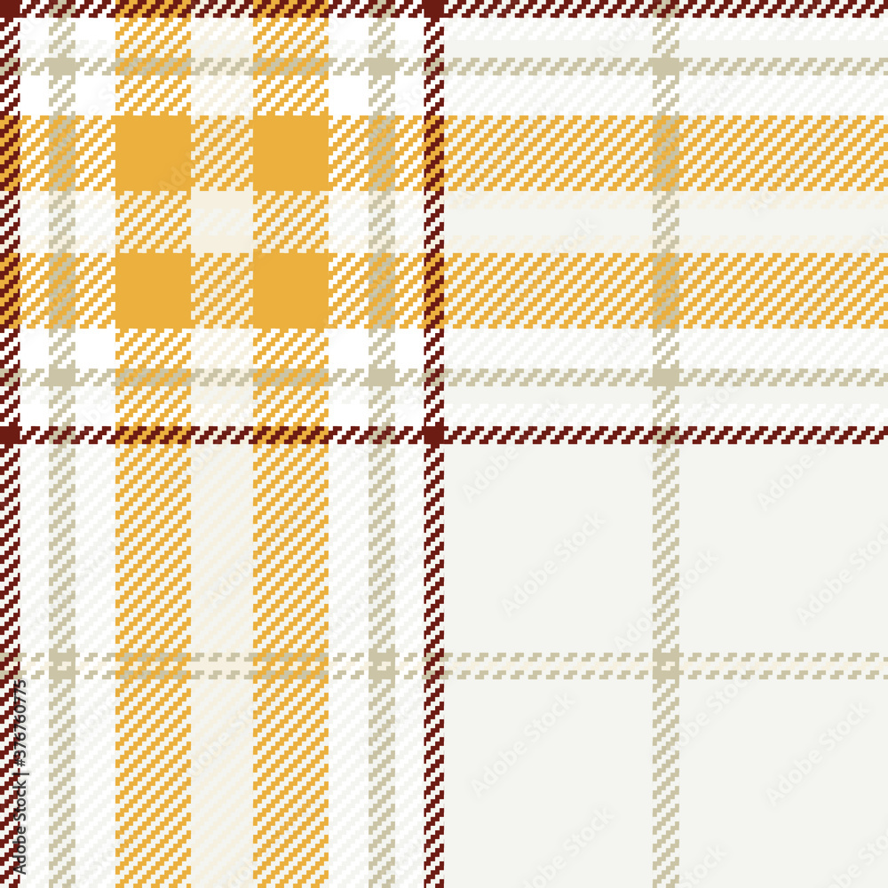Plaid material, Seamless Pattern, Vector sketch
