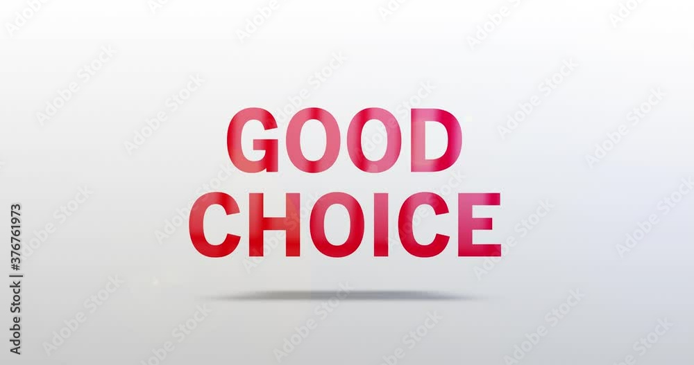 Good choice. Particle Logo. Text Animation. Red word on grey background. High quality 4k intro/opener Good choice. Particle Logo. Text Animation. Red word on grey background. High quality 4k intro/opener