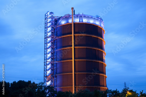 Gasometer, Oberhausen, Ruhr Region, Germany photo