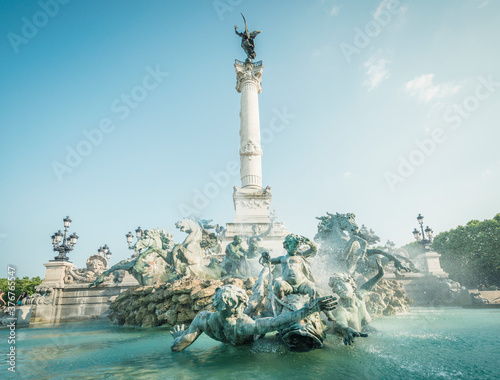 Place des Quinconces and Girondins monument,  Bordeaux, Aquitaine, France