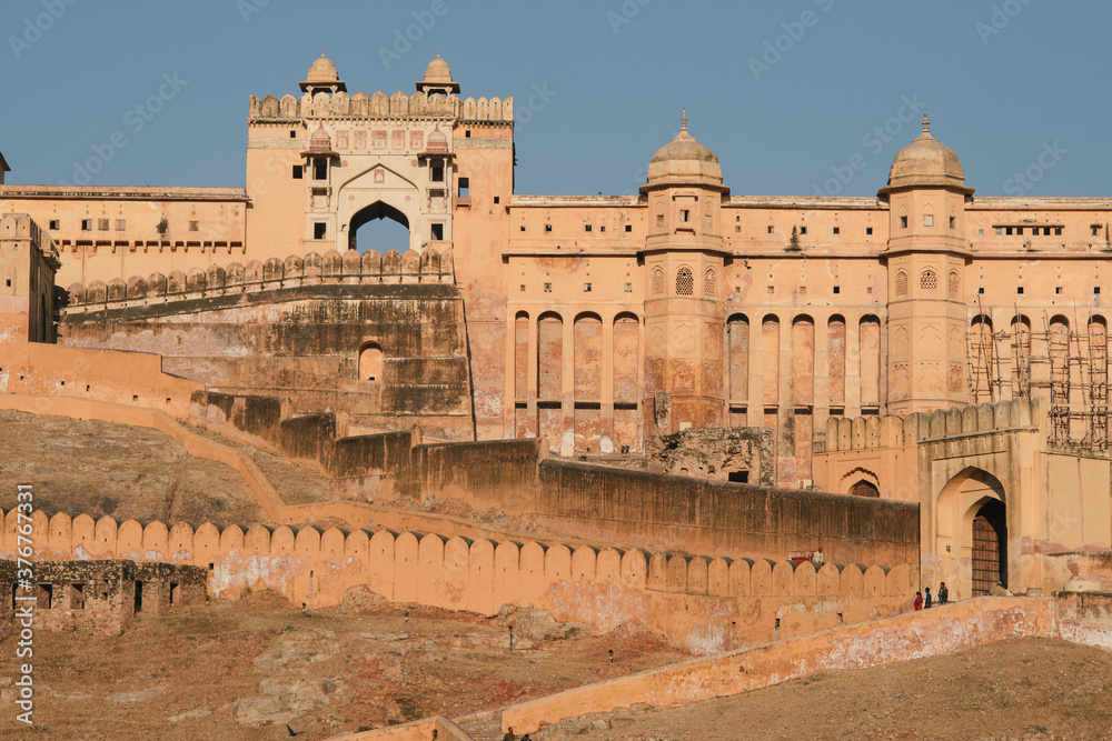 View of Amer Fort Palace, Jaipur, Rajasthan, India View of Amer Fort Palace, Jaipur, Rajasthan, India