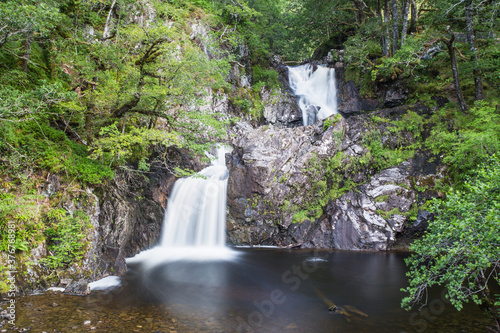 Chia-aig waterfall, Loch Arkaig, Lochaber, Scotland photo