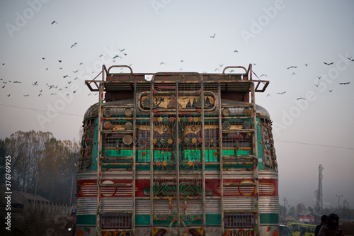 Public transport Srinagar, Jammu and Kashmir, India photo