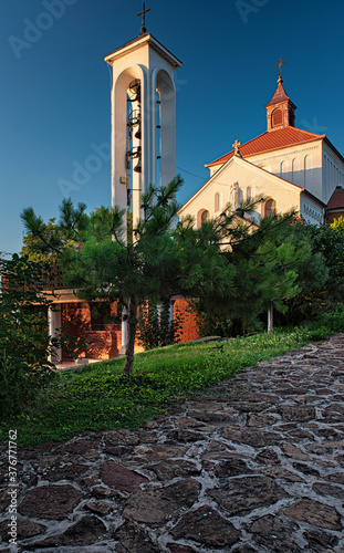 Nice temple on the hill at ...