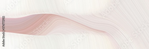 abstract surreal horizontal header with linen, tan and silver colors. fluid curved flowing waves and curves for poster or canvas