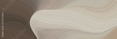 abstract modern header with ash gray, old mauve and dim gray colors. fluid curved lines with dynamic flowing waves and curves for poster or canvas