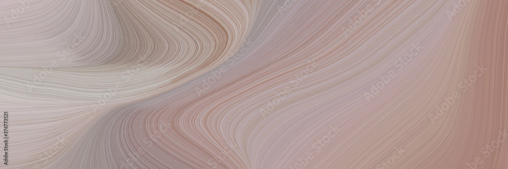 abstract dynamic horizontal header with dark gray, gray gray and pastel gray colors. fluid curved lines with dynamic flowing waves and curves for poster or canvas