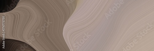 abstract moving header with rosy brown, very dark pink and pastel brown colors. fluid curved flowing waves and curves for poster or canvas