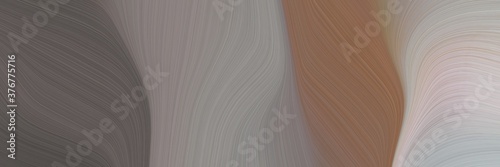 abstract flowing banner with old lavender, silver and dark slate gray colors. fluid curved lines with dynamic flowing waves and curves for poster or canvas