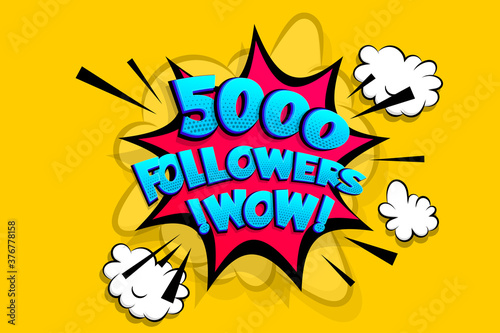 5000 followers thank you for media like
