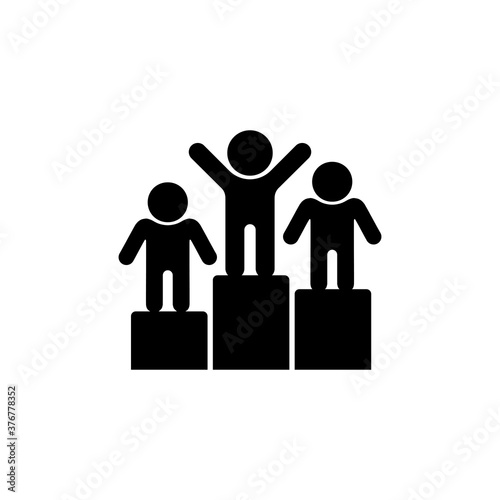 Victory icon. Winner sign. Reward concept. Vector on isolated white background. EPS 10