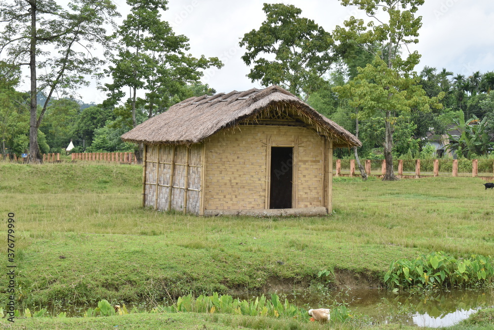 old wooden house in the countryside old wooden house in the countryside