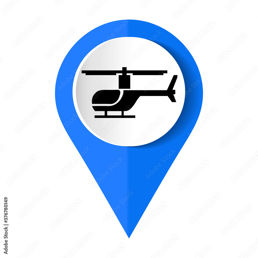 Airport location icon. Vector illustration Airport location icon. Vector illustration