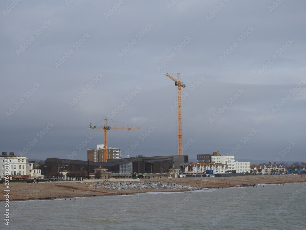 Sea and city view