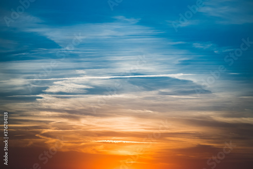 Fantastic colour of the sky. © Leszek