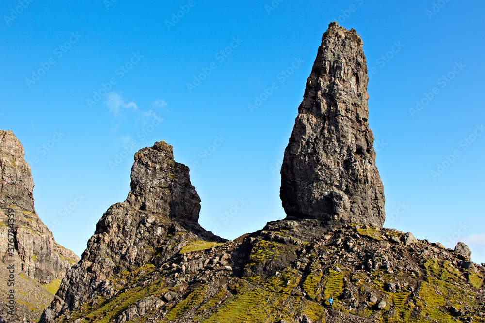 View of Old Man of Storr, Isle of Skye, Scotland View of Old Man of Storr, Isle of Skye, Scotland