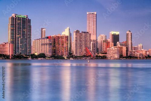 View of downtown Miami photo