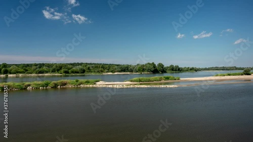 Wallpaper Mural Sunny day on the River Vistula. Torontodigital.ca