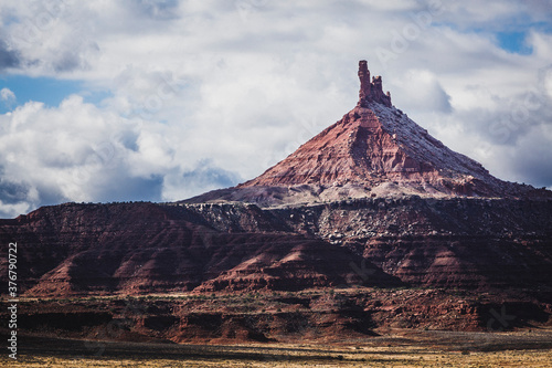 Scenic view of North Six Shooter