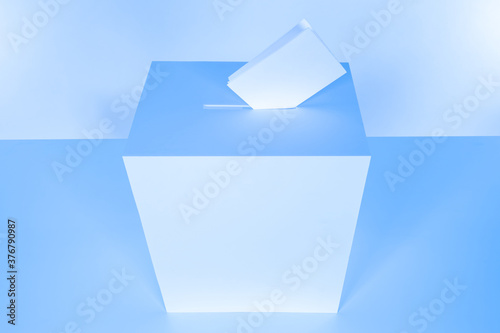 Ballot box and ballot paper...