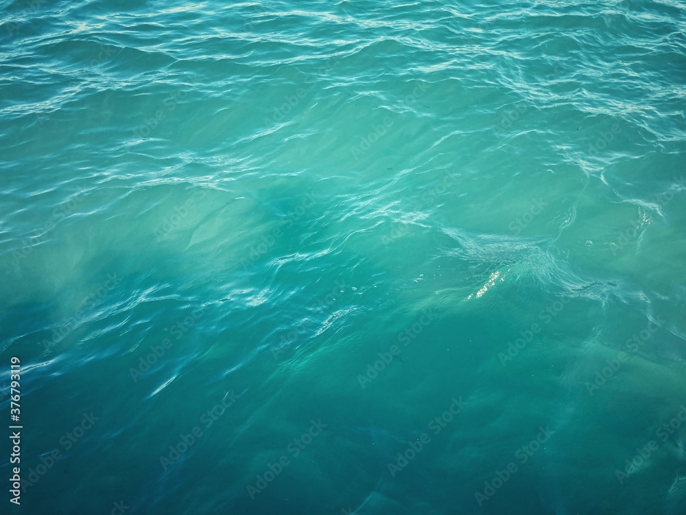Naklejka premium Blue Green Water
