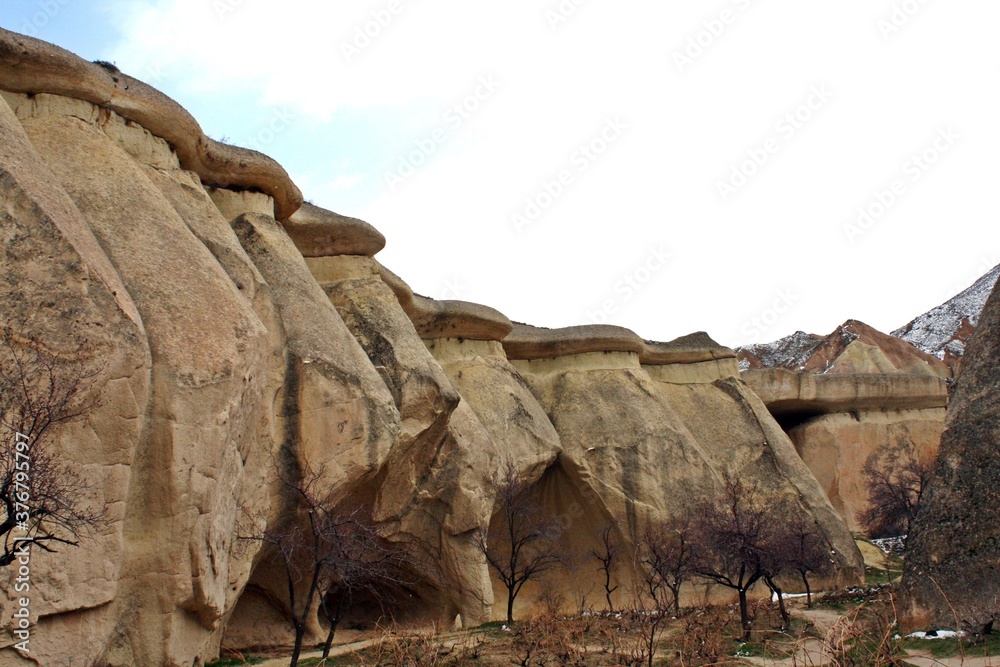 rock formations in cappadocia turkey