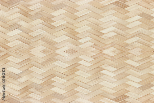 Fototapeta Naklejka Na Ścianę i Meble -  close up woven bamboo pattern background