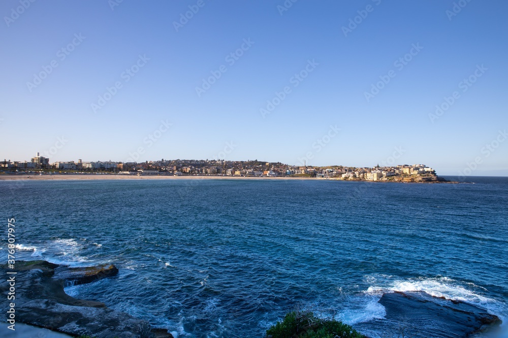 View of Bondi Beach Sydney NSW Australia View of Bondi Beach Sydney NSW Australia