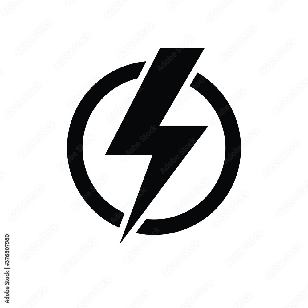 eclectric power sign, thunder icon, electricity eclectric power sign, thunder icon, electricity