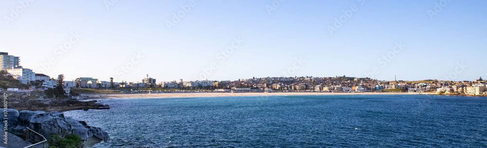 View of Bondi Beach Sydney NSW Australia View of Bondi Beach Sydney NSW Australia