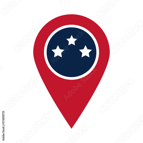 Free Download United States elections, location pointer with stars political election campaign flat icon design - GFXLoad