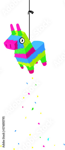 Hit the Pinata Spiel Party Comic