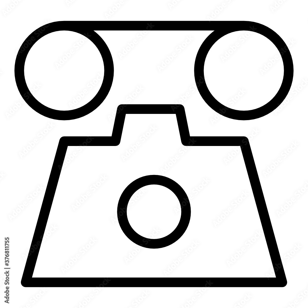 Contact Us line style icon. suitable for the needs of your creative project Contact Us line style icon. suitable for the needs of your creative project