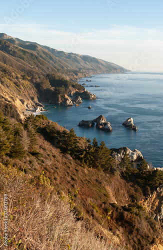 Monterey County coast at the golden hour