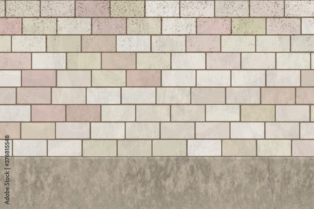 Obraz premium brick barcelona wall design