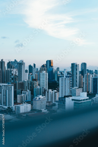 PANAMA CITY, PANAMA - The skyline of Panama City
 (ID: 376816747)