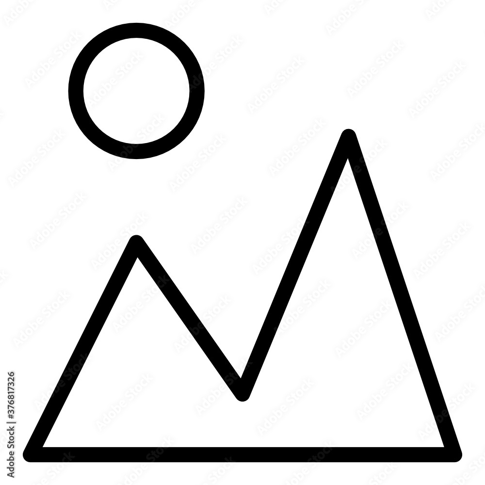 Nature line style icon. suitable for the needs of your creative project Nature line style icon. suitable for the needs of your creative project